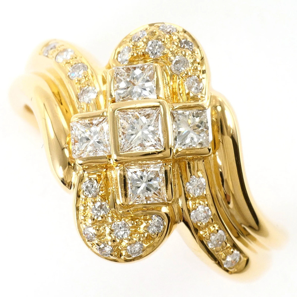 VINTAGE 18k Gold Diamond Ring